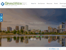 Tablet Screenshot of grandviewfinancialgroup.com